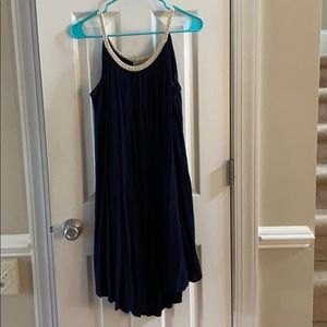 Navy blue sundress